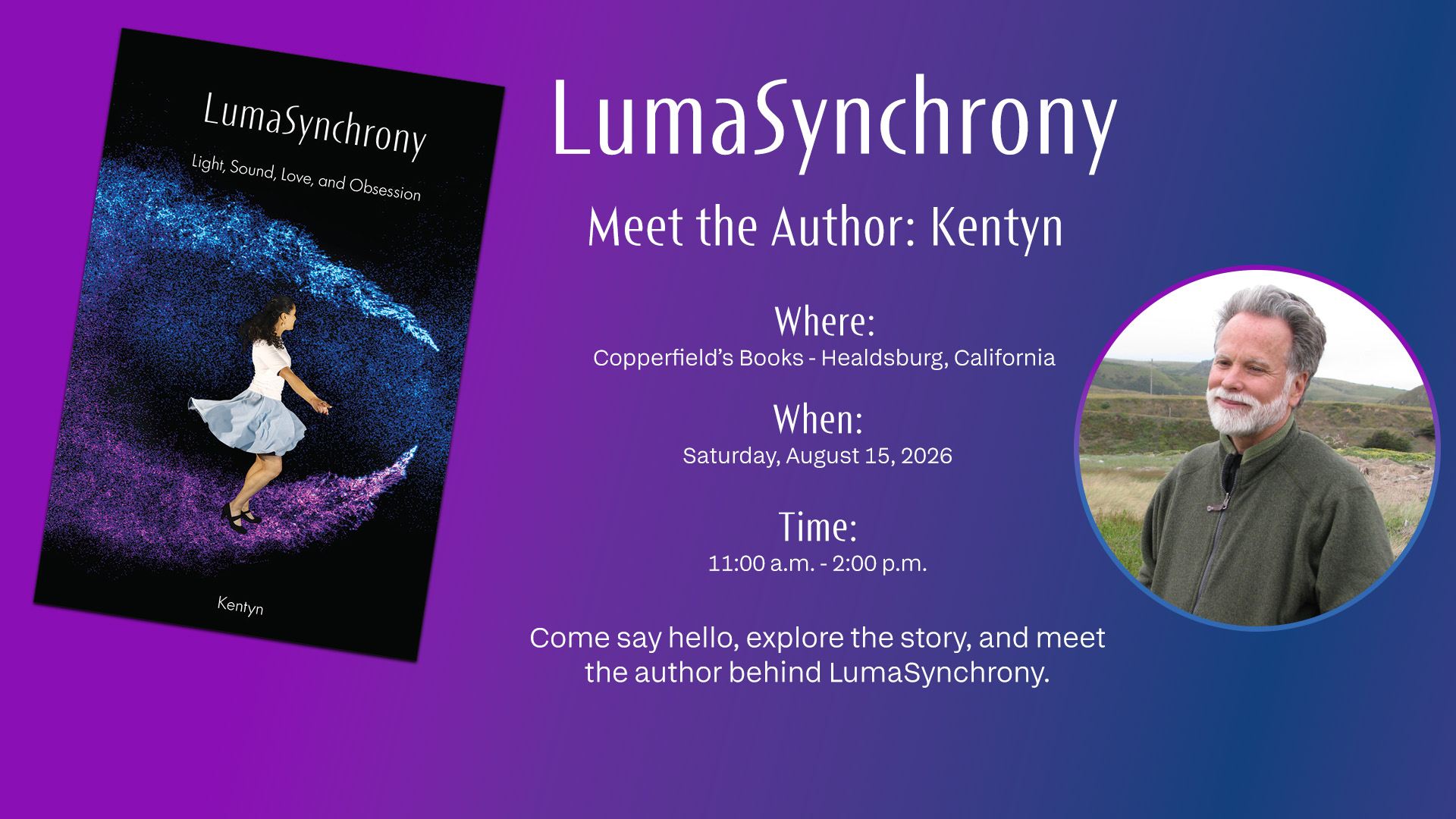 Meet the Author: Kentyn Reynolds at Copperfield’s Books